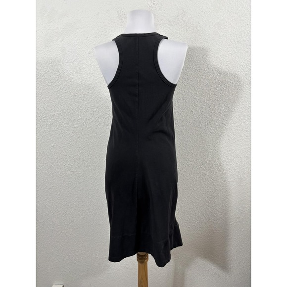 Vintage Marithe Francois Girbaud Dress Womens 7 Black Bodycon Tank Y2K 2000s - Picture 7 of 11